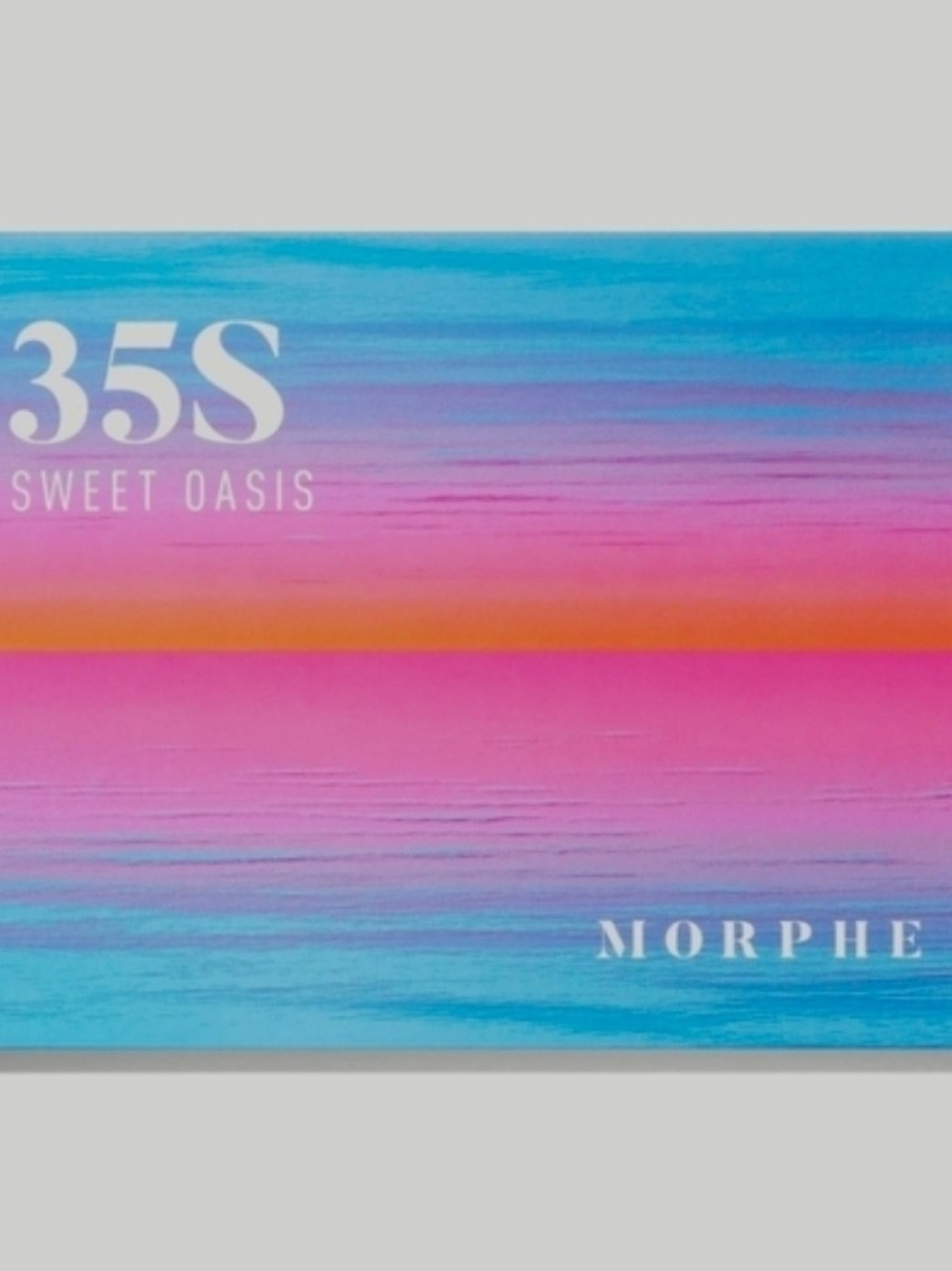 Morphe 35S Sweet Oasis Palette — Turquoise, Pink & Coral Bands